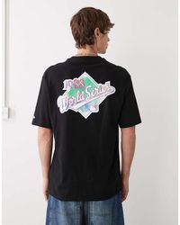 KTZ - Camiseta Azul Marino Extragrande Con Logo De Los La Dodgers Verde De - Lyst