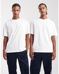 ASOS - – 2er-pack relaxed fit basic-t-shirts - Lyst