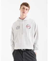 Tommy Hilfiger - – dna – locker geschnittener kapuzenpullover - Lyst