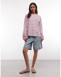Monki - Aster Boxy Long Sleeve Top - Lyst