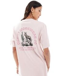 Dickies - Coyote Watch Graphic Back Print T-Shirt - Lyst