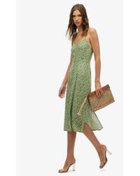 Superdry - Printed Button-Up Cami Midi Dress - Lyst
