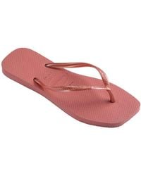 Havaianas - Slim Square Toe Flip Flops - Lyst