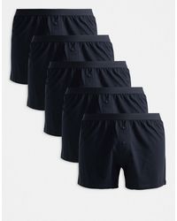 ASOS - 5 Pack Boxers - Lyst