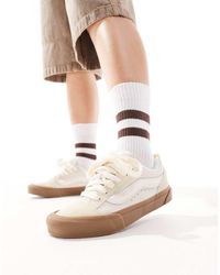 Vans - Knu Skool Gum Sole Trainers - Lyst