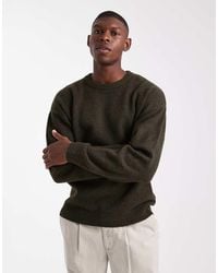 JJ Rebel - Relaxed Fit Fluffy Crew Neck Jumper - Lyst