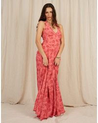 Going Somewhere - Halterneck Maxi Dress - Lyst