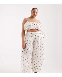 ASOS - Asos Design Curve Oversized Balloon Pants - Lyst