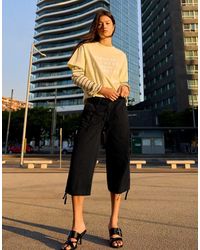 Bershka - Capribroek - Lyst