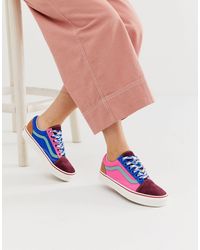 vans colour block shoes
