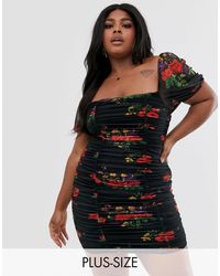 skylar rose ruched mini dress