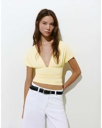 Pull&Bear - – gerafftes oberteil - Lyst