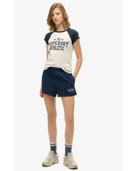 Superdry - Athletic Essentials Raglan Cap Sleeve T-Shirt - Lyst