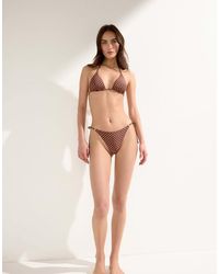 Calzedonia - Polka Dot Triangle Bikini Top - Lyst