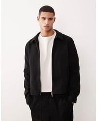 ASOS - Wool Look Harrington Jacket - Lyst