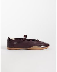 Tommy Hilfiger - Fusion Real Premium Leather Ballet Sneakers - Lyst