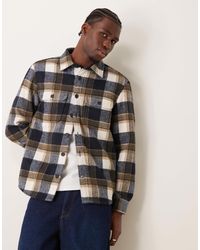 Mango - Regular Fit Checkered Flannel Shirt - Lyst