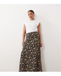Miss Selfridge - Spun Bias Maxi Skirt - Lyst
