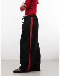 Collusion - Xl baggy Pleated Balloon With Red Sports Stripe - Lyst