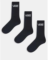 Vans - – 3er-pack klassische crew-socken - Lyst