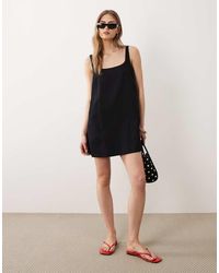ASOS - Scoop Neck Shift Mini Dress - Lyst