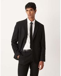 ASOS - Slim Wool Mix Suit Jacket - Lyst