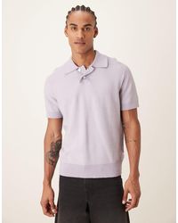 Farah - Birch Short Sleeve Knitted Logo Polo Shirt - Lyst