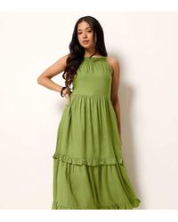 PixieGirl - Petite Halter Neck Maxi Dress - Lyst