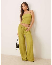 ASOS - Broek Met Wijde Pijpen - Lyst