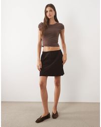 Threadbare - Cord Mini Skirt - Lyst