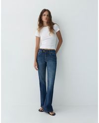 Pull&Bear - Low-Rise Bootcut Jeans - Lyst