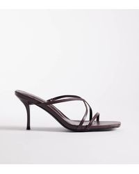 SIMMI - Simmi London Wide Fit Eleanor Strappy Heeled Mule Sandals - Lyst