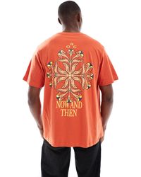 Jack & Jones - T-shirt oversize avec imprimé now and then au dos - Lyst
