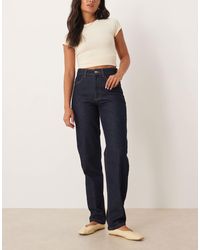 ASOS - Mid Rise Slim Straight Leg Jean With Comfort Stretch - Lyst