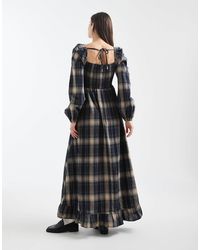 long sleeve western dress Wrangler Girl's Long Sleeve Western Denim Dress-Mid Denim – CWesternwear