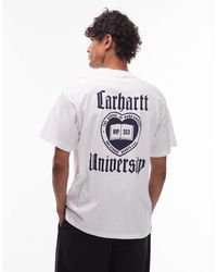 Carhartt - Schooling Relaxed T-shirt With Back Print - Lyst