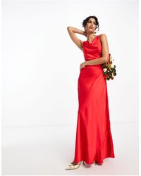 Lipsy cowl neck maxi dress sales in red