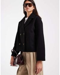 Vero Moda - Short Double Breasted Formal Coat - Lyst