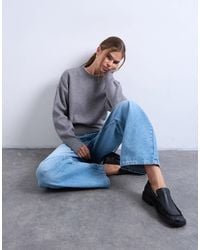 TOPSHOP - Cinch Low Rise baggy Jean - Lyst