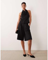 ASOS - Co-ord Slinky Twill Tailored Bermuda Short - Lyst