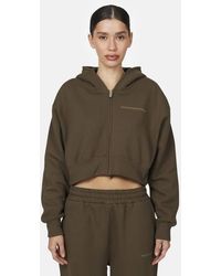 Good For Nothing - Tonal Cropped Zip Hoodie - Lyst
