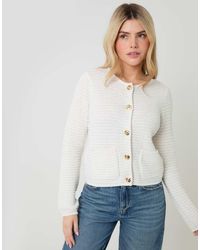 Threadbare - Patch Pocket Crew Neck Cardigan - Lyst