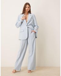 Y.A.S - High Waist Wide Leg Tailored Trouser Co-ord - Lyst