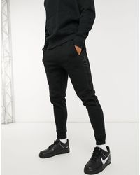Nicce sprint skinny joggers with panel detail Clearance