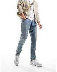 ASOS - Slim Jeans With Frayed Hem - Lyst