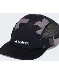 adidas Originals - Gorra Negra, Carbón Y Blanca Con Gráfico Y 5 Paneles Terrex Climacool De -Negro - Lyst