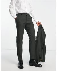 SELECTED - Slim Fit Wool Mix Suit Trousers - Lyst