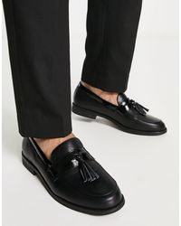 loafer aus kunstleder in Schwarz für Herren Truffle Collection Herren Schuhe Slipper Mokassins 