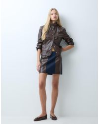 laagam - Lior Textured Mini Skirt - Lyst
