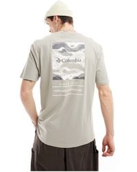 Columbia - Barton Springs Pattern Back Print T-shirt - Lyst